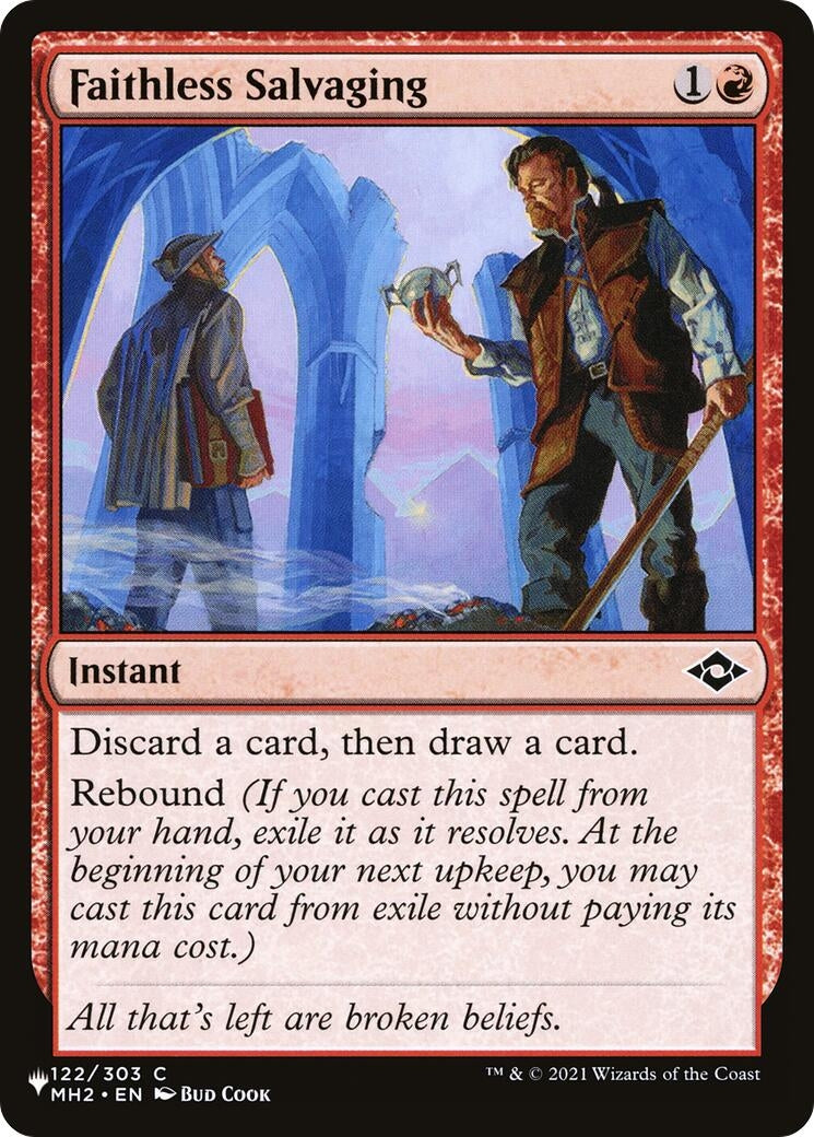 Image for Faithless Salvaging (122/303) [The List Reprints] - Magic: The Gathering