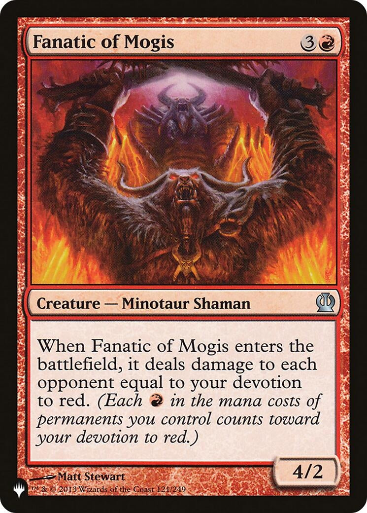 Image for Fanatic of Mogis (121/249) [The List Reprints] - Magic: The Gathering