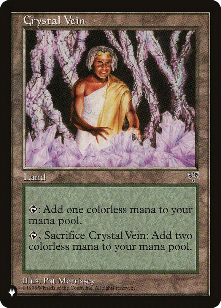 Image for Crystal Vein [The List Reprints] - Magic: The Gathering
