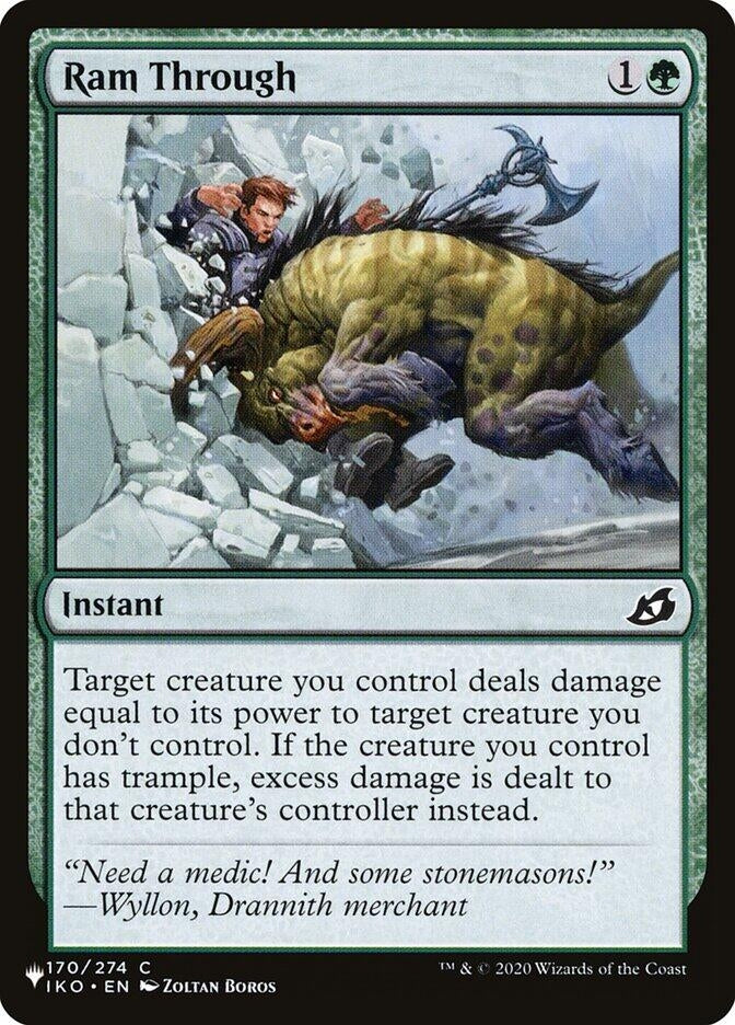 Image for Ram Through (170/274) [The List Reprints] - Magic: The Gathering