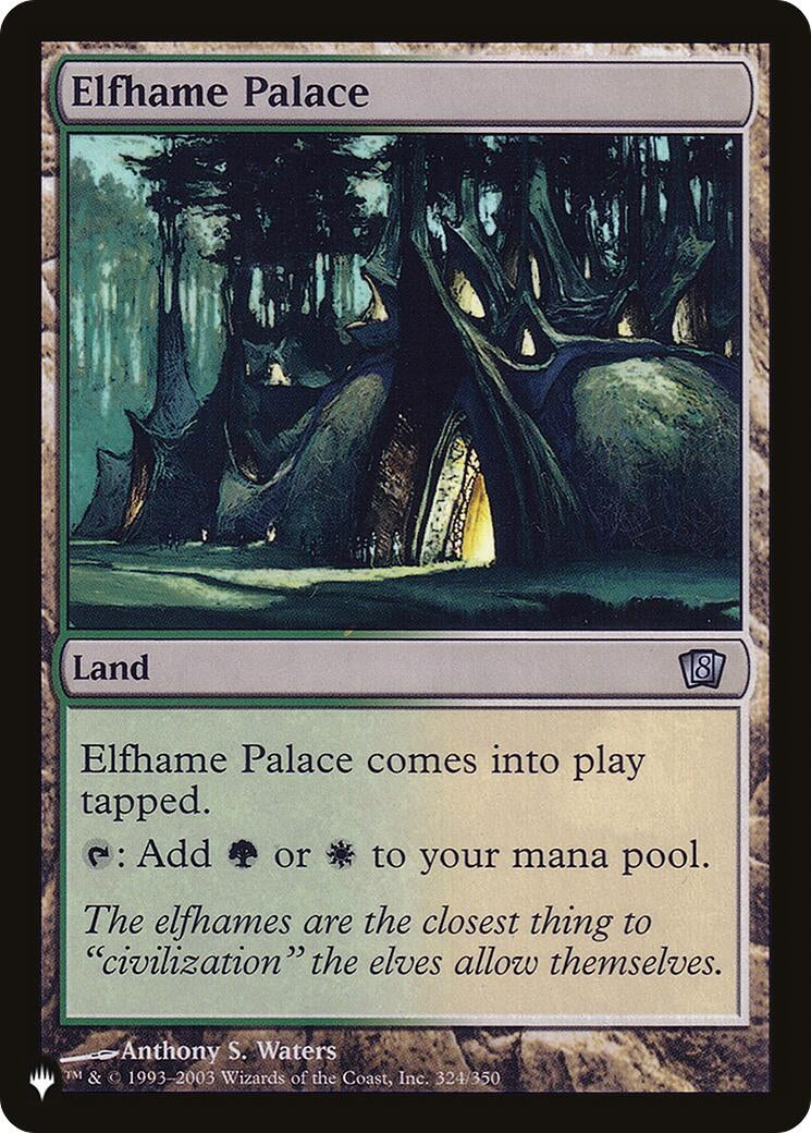 Image for Elfhame Palace (324/350) [The List Reprints] - Magic: The Gathering