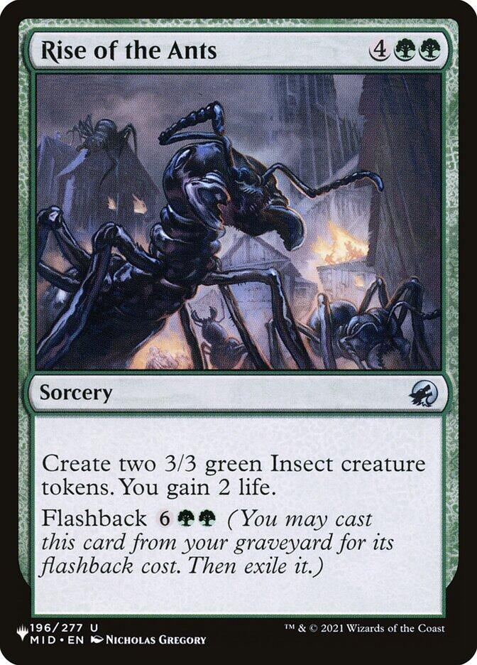 Image for Rise of the Ants (196/277) [The List Reprints] - Magic: The Gathering