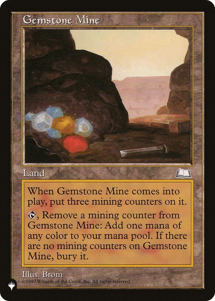 Image for Gemstone Mine (WTH) [The List Reprints] - Magic: The Gathering