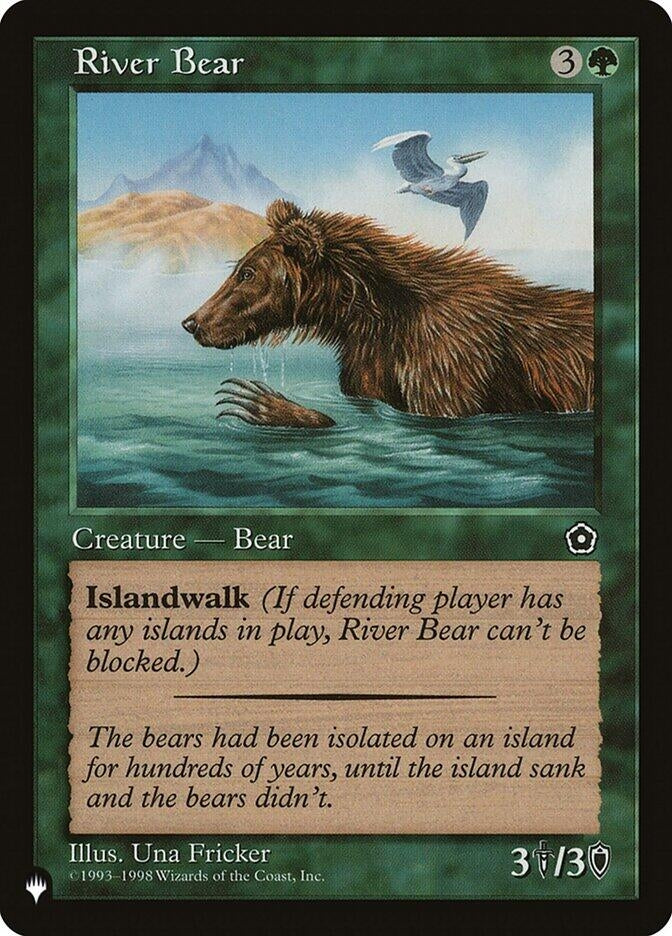 Image for River Bear [The List Reprints] - Magic: The Gathering