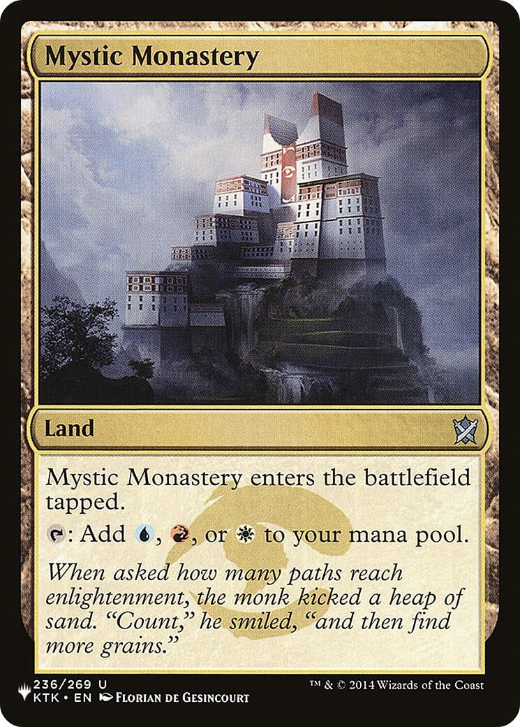 Image for Mystic Monastery (236/269) [The List Reprints] - Magic: The Gathering