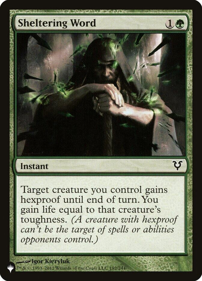 Sheltering Word (192/244) [The List Reprints]