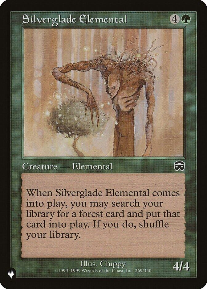 Image for Silverglade Elemental (269/350) [The List Reprints] - Magic: The Gathering