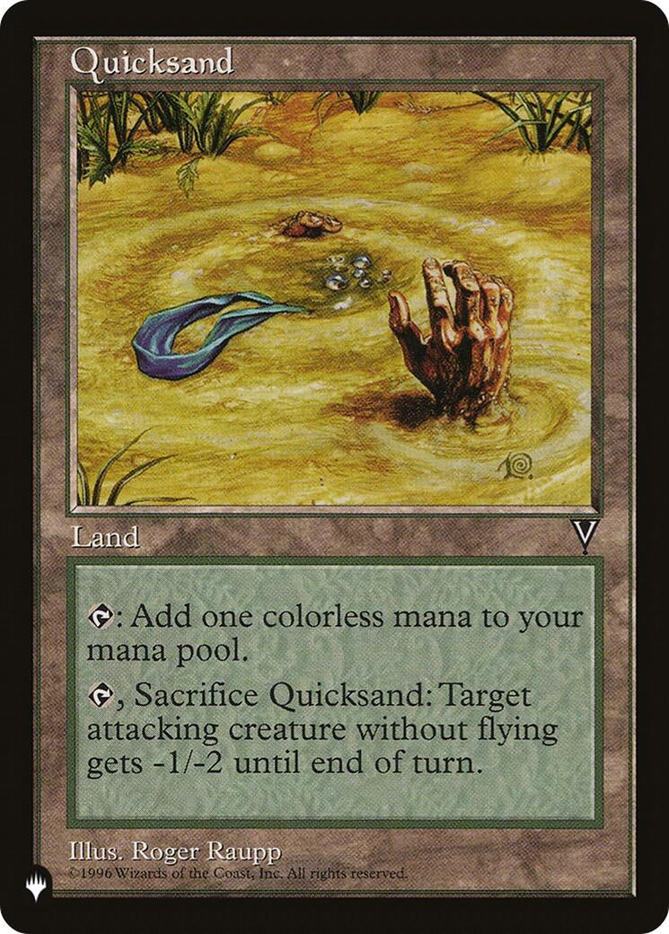 Image for Quicksand [The List Reprints] - Magic: The Gathering