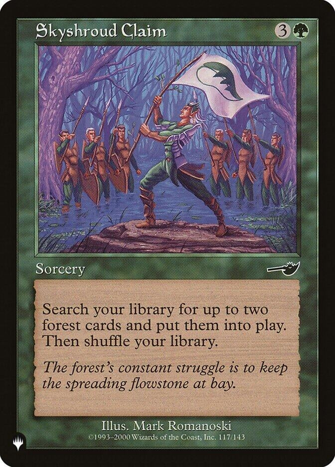 Image for Skyshroud Claim (117/143) [The List Reprints] - Magic: The Gathering