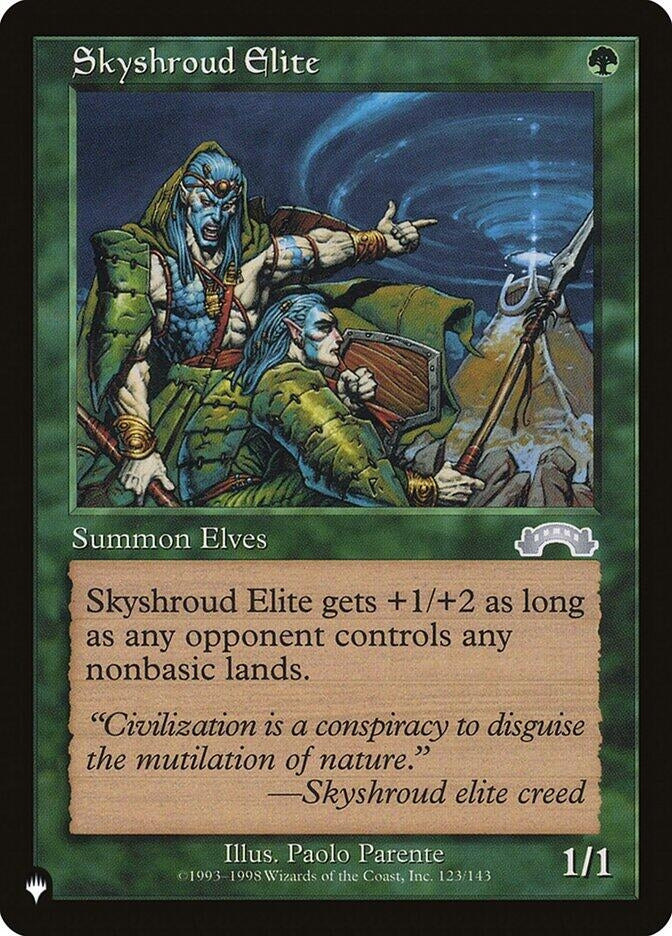Image for Skyshroud Elite (123/143) [The List Reprints] - Magic: The Gathering