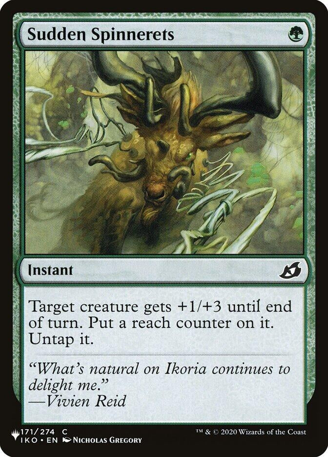 Image for Sudden Spinnerets (171/274) [The List Reprints] - Magic: The Gathering