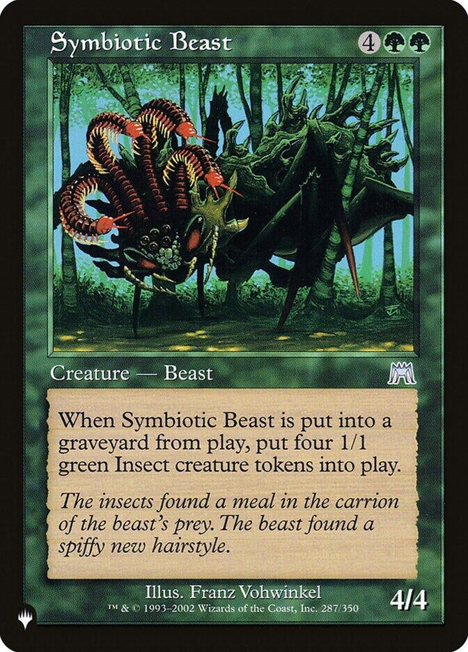 Image for Symbiotic Beast (287/350) [The List Reprints] - Magic: The Gathering