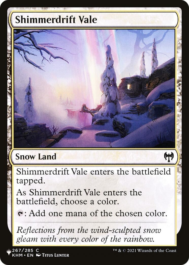 Image for Shimmerdrift Vale (267/285) [The List Reprints] - Magic: The Gathering