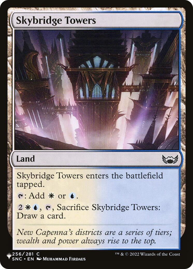 Image for Skybridge Towers (256/281) [The List Reprints] - Magic: The Gathering