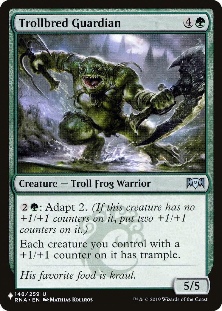 Image for Trollbred Guardian (148/259) [The List Reprints] - Magic: The Gathering