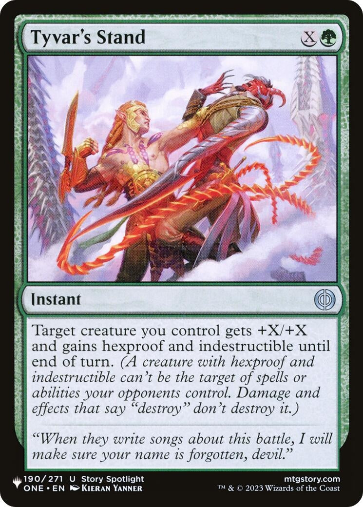 Image for Tyvar's Stand (190/271) [The List Reprints] - Magic: The Gathering
