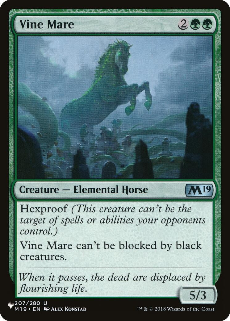 Image for Vine Mare (207/280) [The List Reprints] - Magic: The Gathering