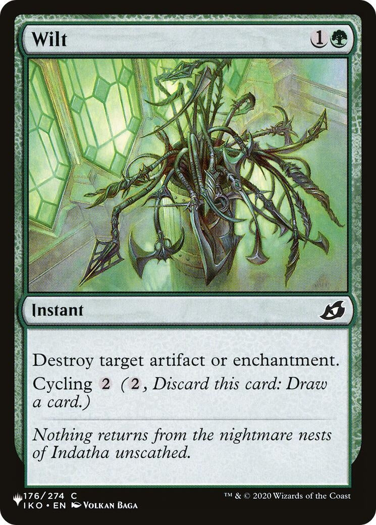 Image for Wilt (176/274) [The List Reprints] - Magic: The Gathering