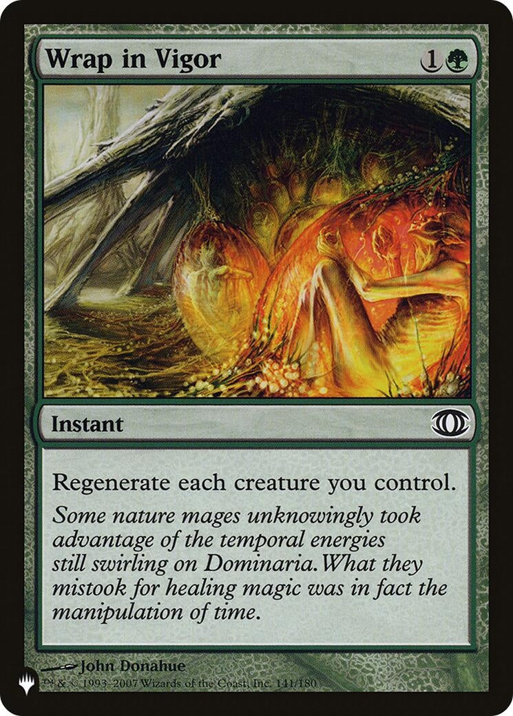 Image for Wrap in Vigor (141/180) [The List Reprints] - Magic: The Gathering