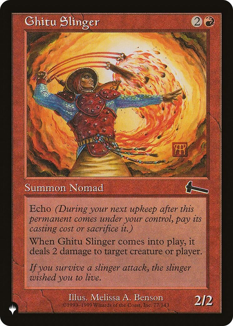 Image for Ghitu Slinger (77/143) [The List Reprints] - Magic: The Gathering
