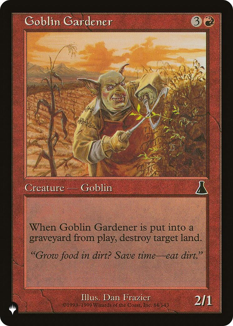 Image for Goblin Gardener (84/143) [The List Reprints] - Magic: The Gathering