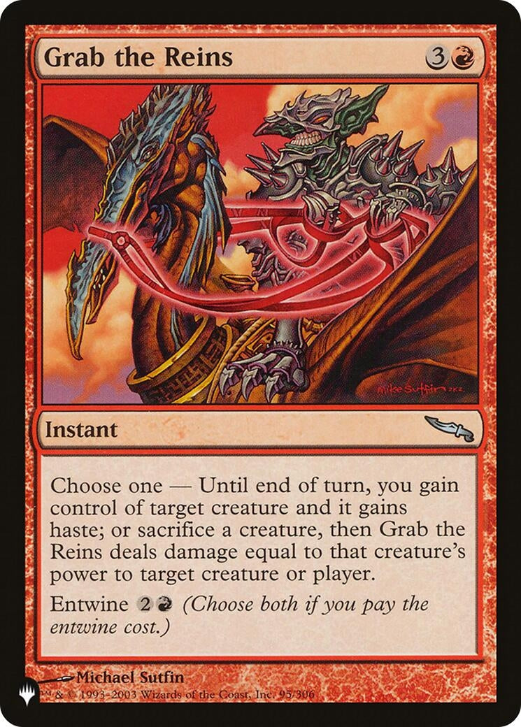 Image for Grab the Reins (95/306) [The List Reprints] - Magic: The Gathering