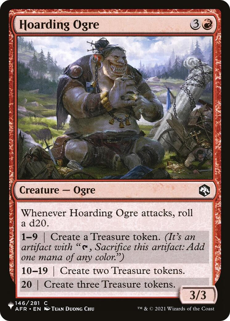 Image for Hoarding Ogre (146/281) [The List Reprints] - Magic: The Gathering