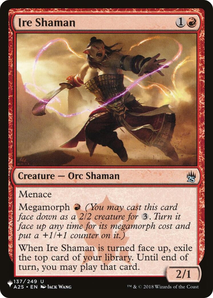 Image for Ire Shaman (137/249) [The List Reprints] - Magic: The Gathering
