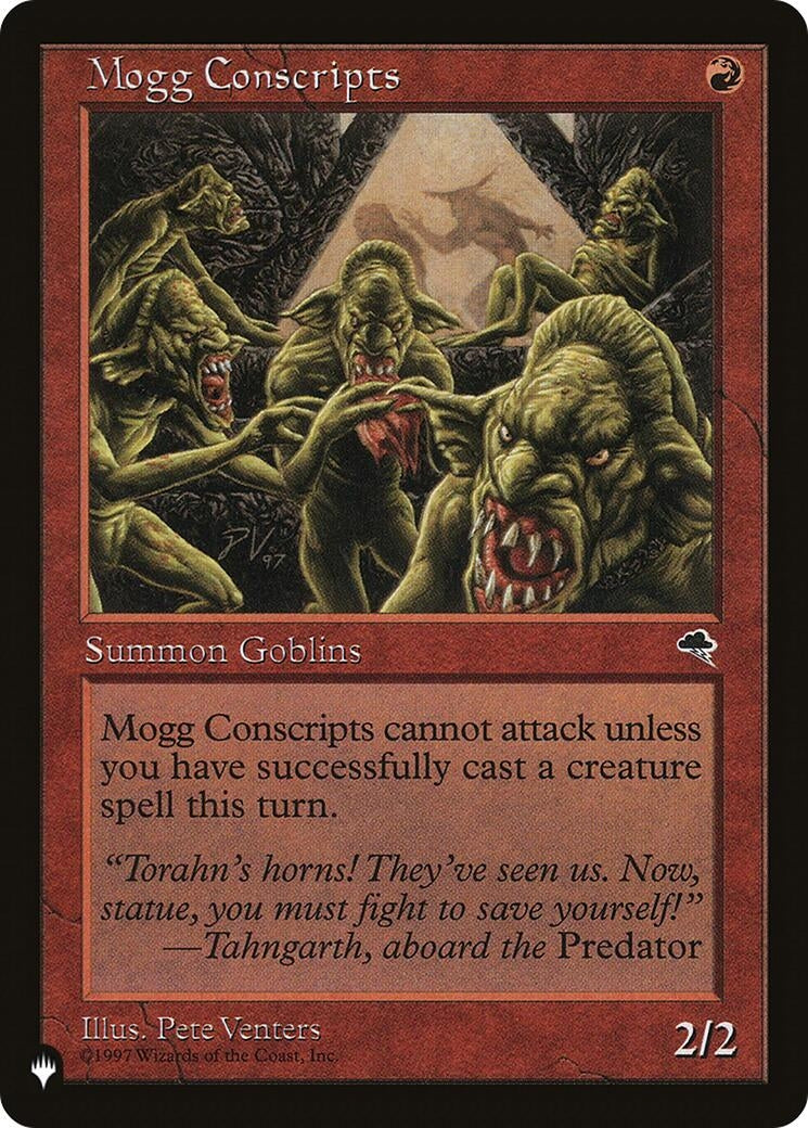 Image for Mogg Conscripts [The List Reprints] - Magic: The Gathering