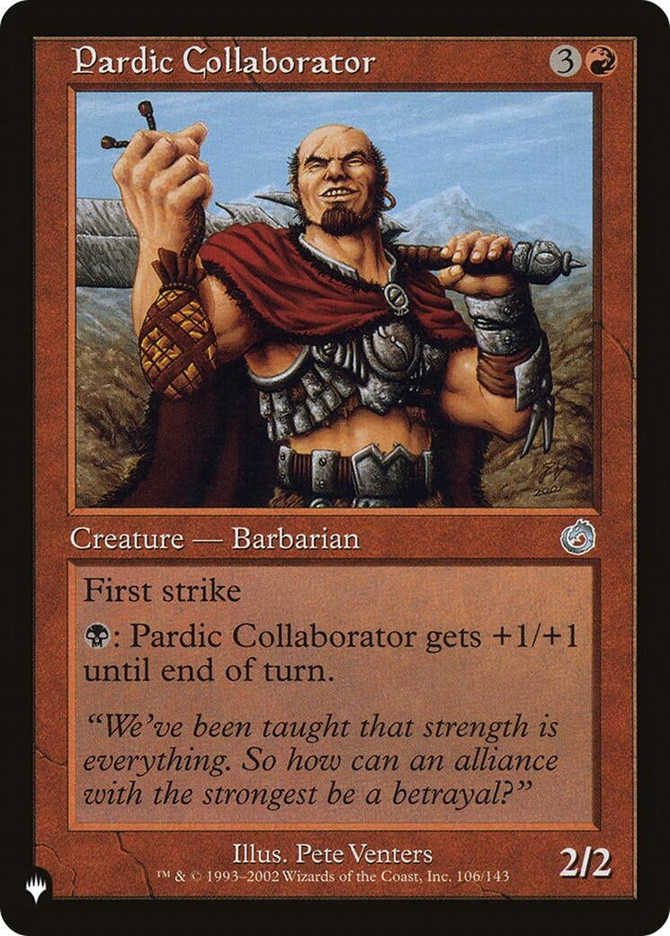 Image for Pardic Collaborator (106/143) [The List Reprints] - Magic: The Gathering