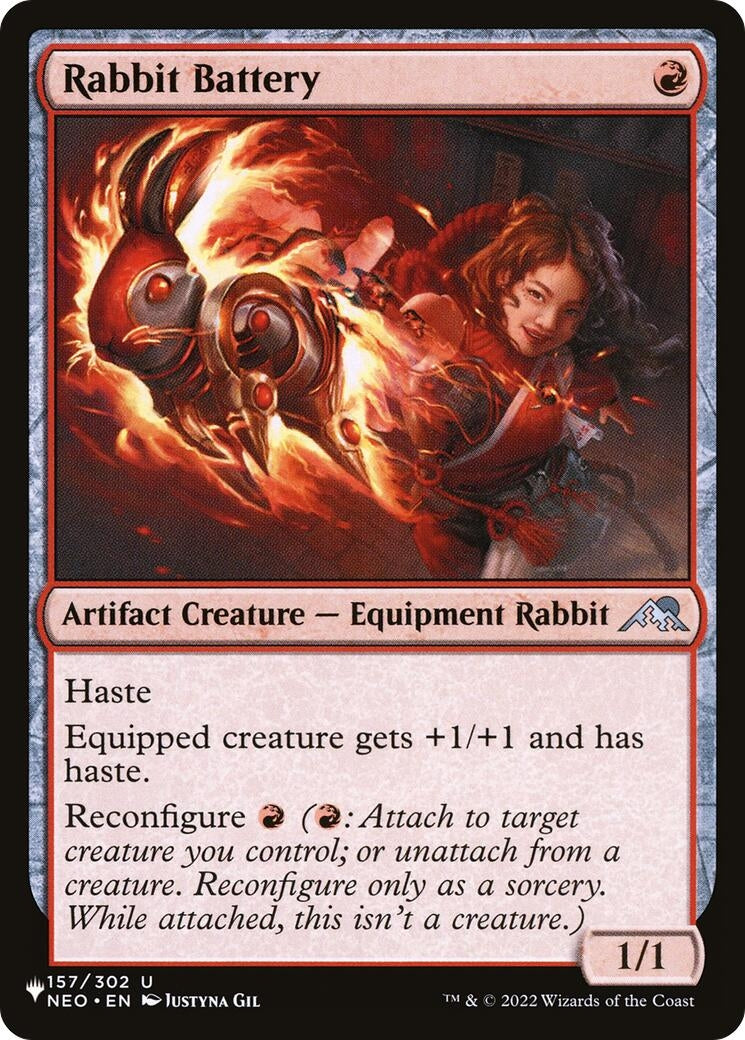 Image for Rabbit Battery (157/302) [The List Reprints] - Magic: The Gathering