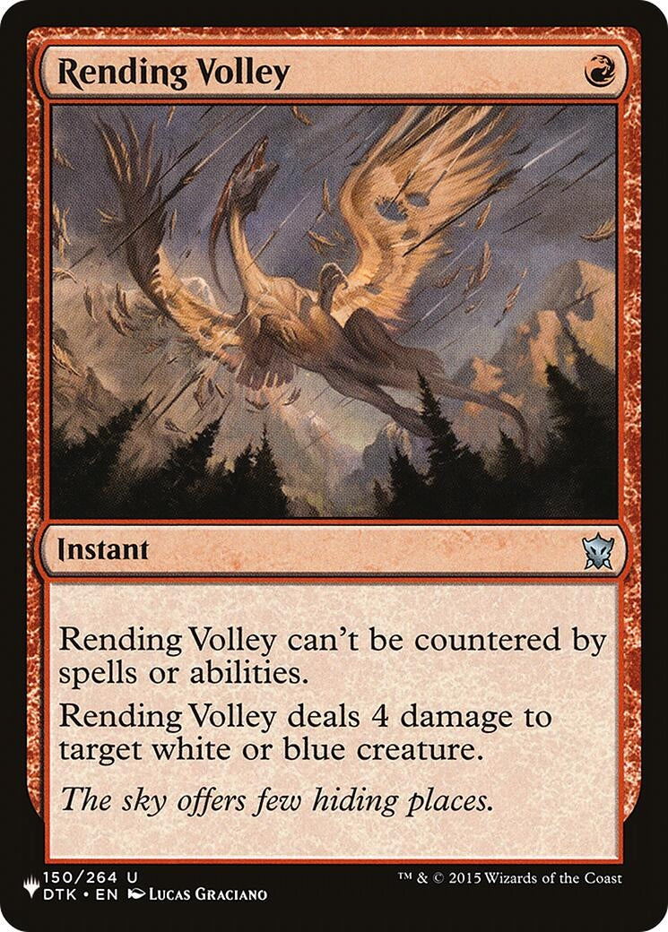 Rending Volley (150/264) [The List Reprints]