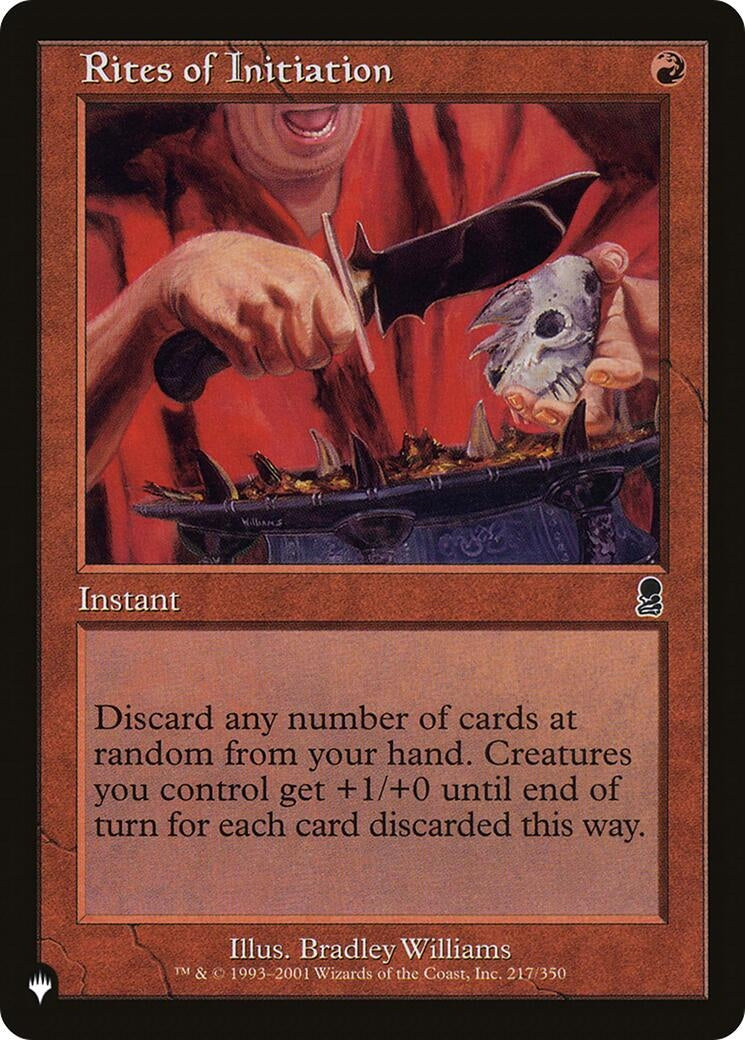 Image for Rites of Initiation (217/350) [The List Reprints] - Magic: The Gathering