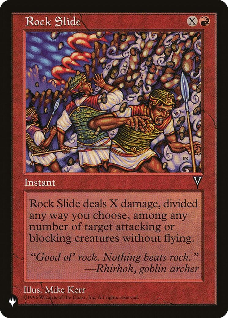 Image for Rock Slide [The List Reprints] - Magic: The Gathering