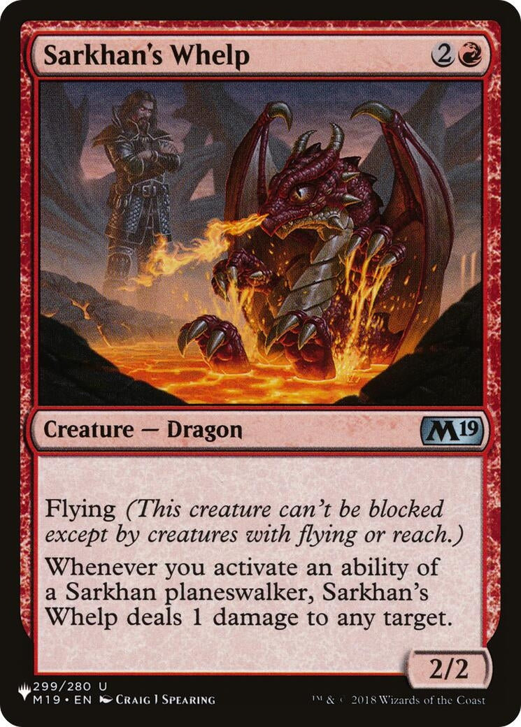 Image for Sarkhan's Whelp (299/280) [The List Reprints] - Magic: The Gathering