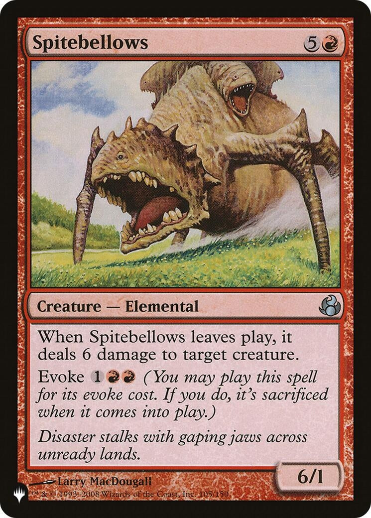 Image for Spitebellows (105/150) [The List Reprints] - Magic: The Gathering
