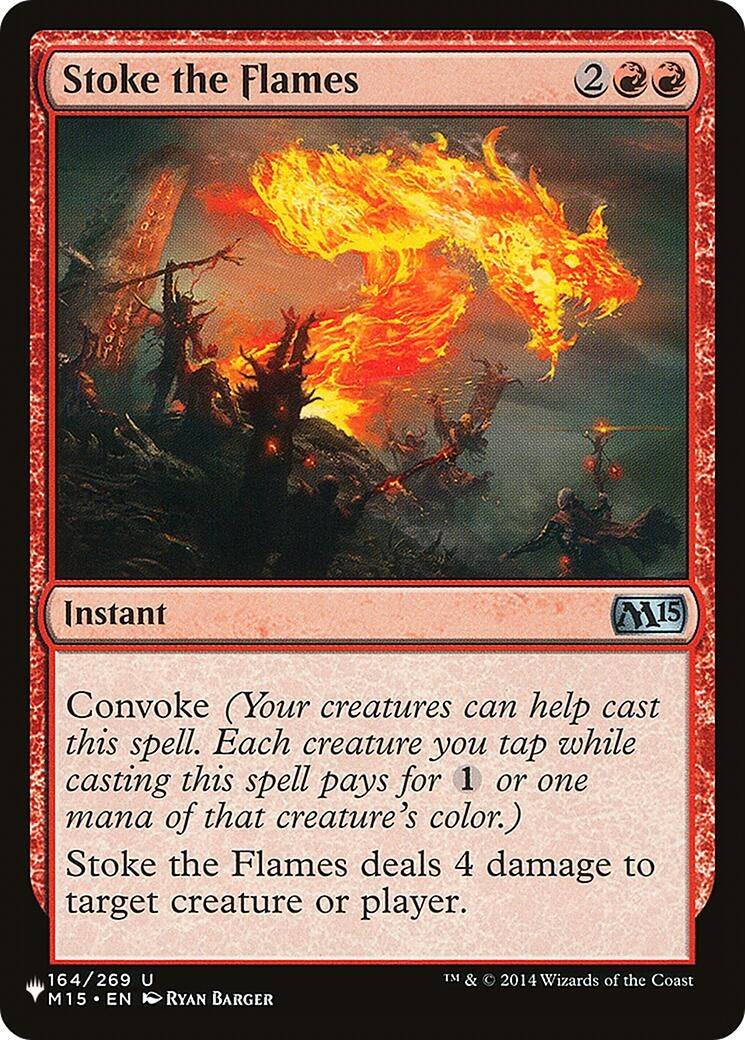 Image for Stoke the Flames (164/269) [The List Reprints] - Magic: The Gathering