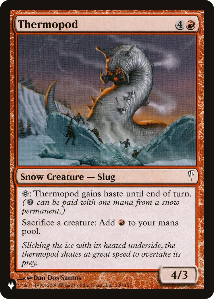 Image for Thermopod (100/155) [The List Reprints] - Magic: The Gathering