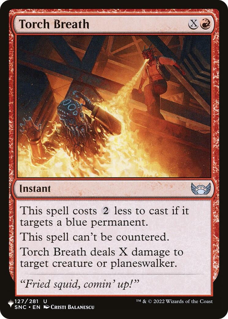 Image for Torch Breath (127/281) [The List Reprints] - Magic: The Gathering