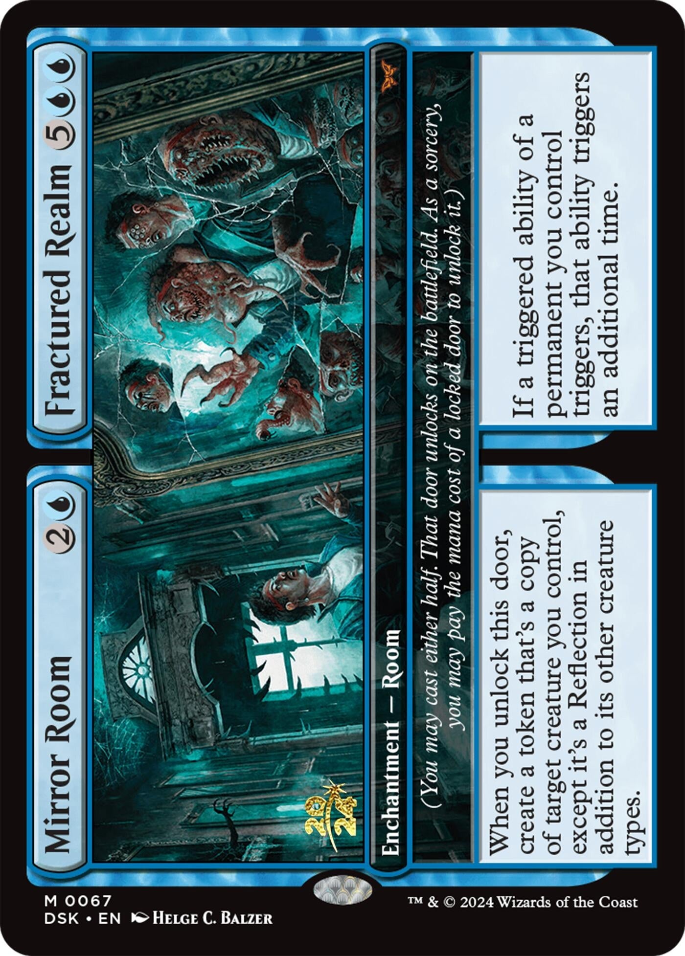 Image for Mirror Room // Fractured Realm (67) [Prerelease Cards] - Magic: The Gathering