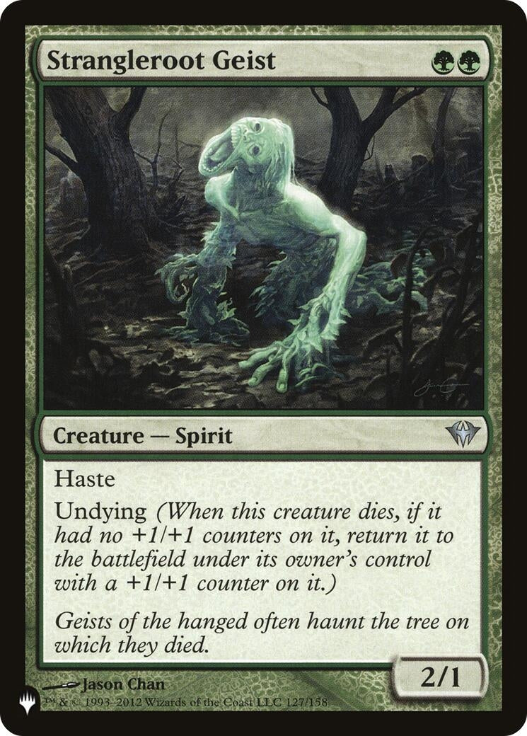 Image for Strangleroot Geist (DKA) (127/158) [The List Reprints] - Magic: The Gathering