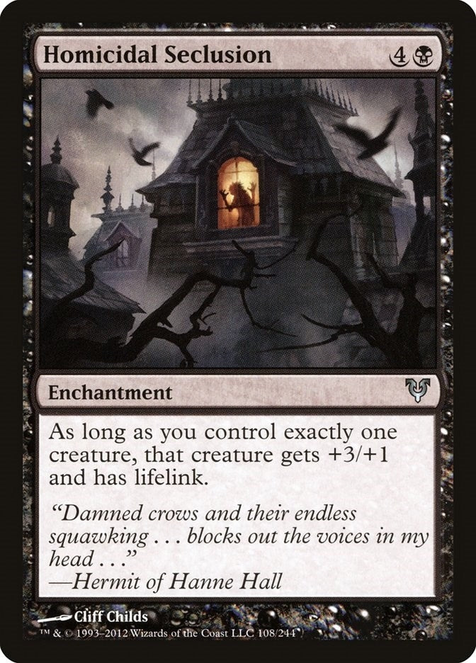 Image for Homicidal Seclusion (108) [Avacyn Restored] - Magic: The Gathering