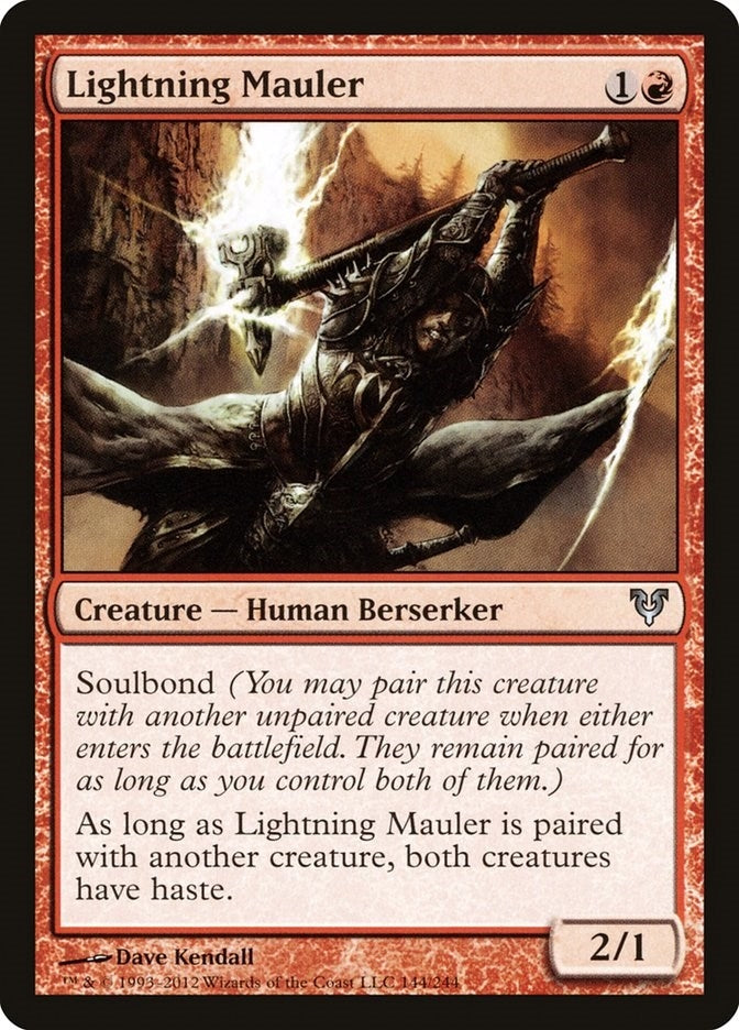 Image for Lightning Mauler (144) [Avacyn Restored] - Magic: The Gathering