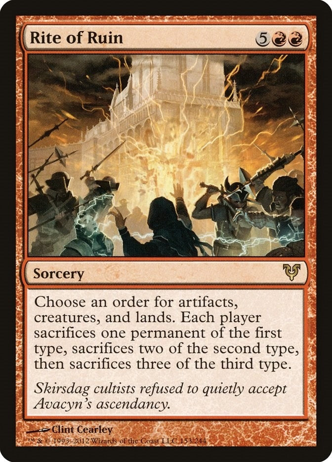 Image for Rite of Ruin (153) [Avacyn Restored] - Magic: The Gathering