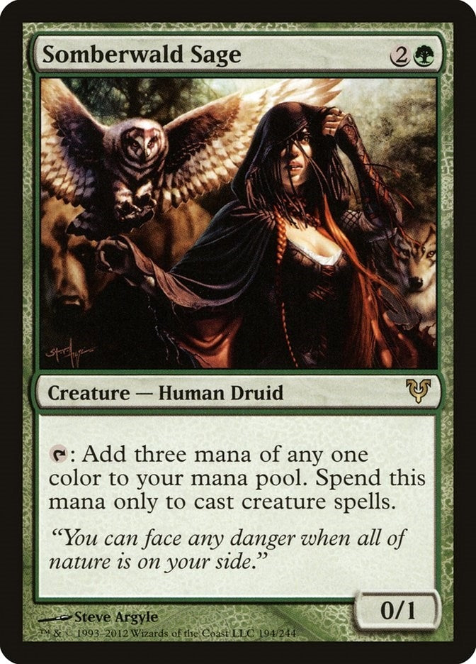Image for Somberwald Sage (194) [Avacyn Restored] - Magic: The Gathering