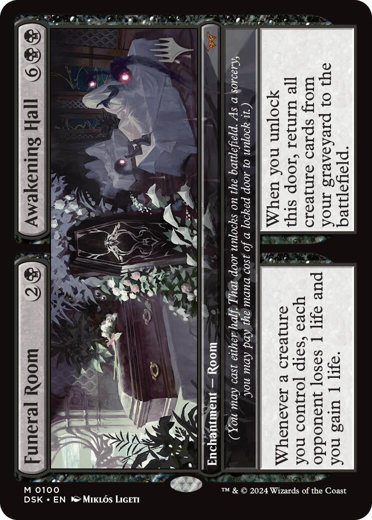 Image for Funeral Room // Awakening Hall (100) [Duskmourn: House of Horror] - Magic: The Gathering