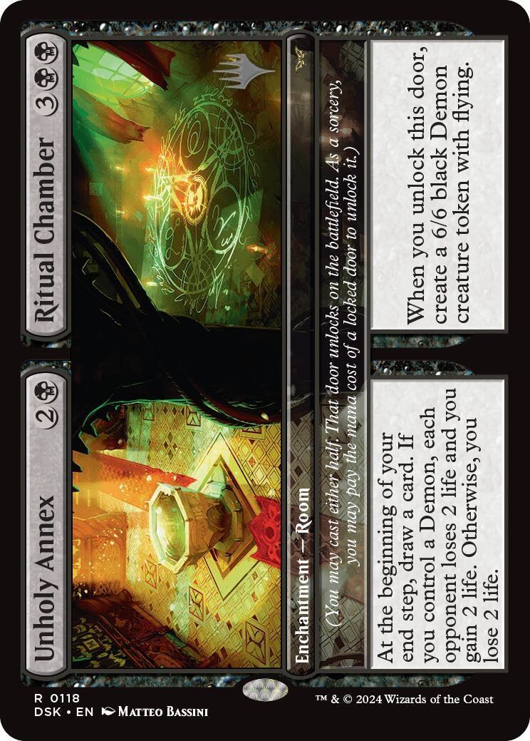 Image for Unholy Annex // Ritual Chamber (118) [Duskmourn: House of Horror] - Magic: The Gathering