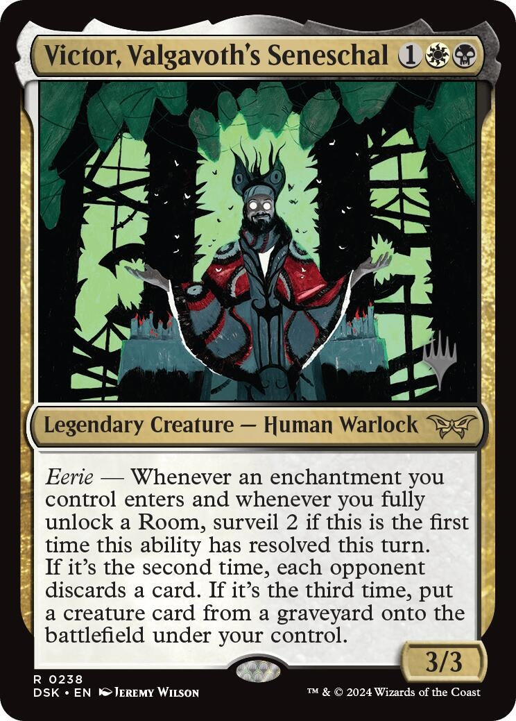 Image for Victor, Valgavoth's Seneschal (238) [Duskmourn: House of Horror] - Magic: The Gathering