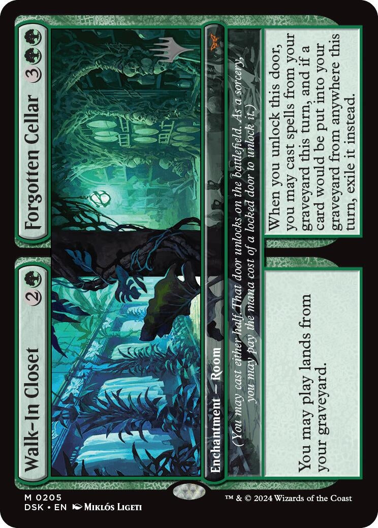 Image for Walk-In Closet // Forgotten Cellar (205) [Duskmourn: House of Horror] - Magic: The Gathering