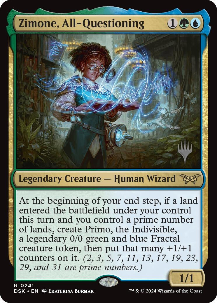 Image for Zimone, All-Questioning (241) [Duskmourn: House of Horror] - Magic: The Gathering
